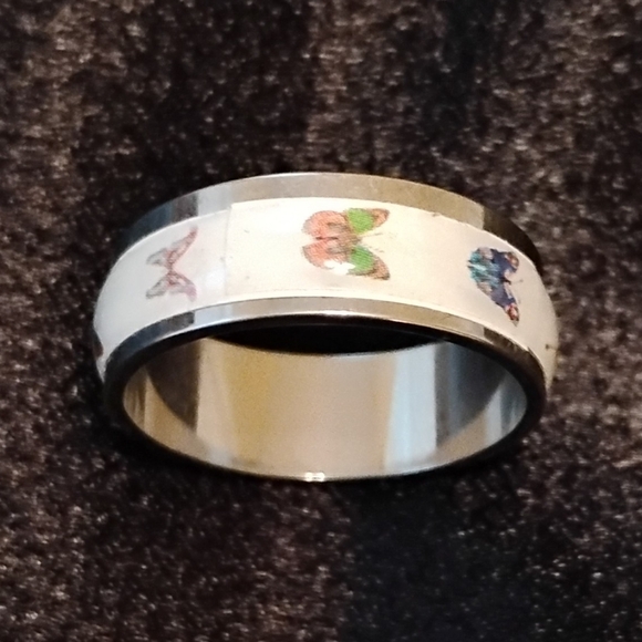 Stainless Steel Butterfly Ring - Picture 3 of 4